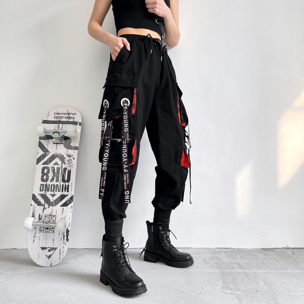 Fashion Female Hip Hop High Waist Harem Pants Femme Cool Loose Pants  Streetwear Trouser Autumn Womens Jogger Cargo Pants Girls - Price history &  Review, AliExpress Seller - Ms. clothes Store